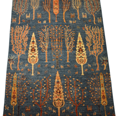 HERITAGE HAND-KNOTTED AFGHAN WOOL RUG