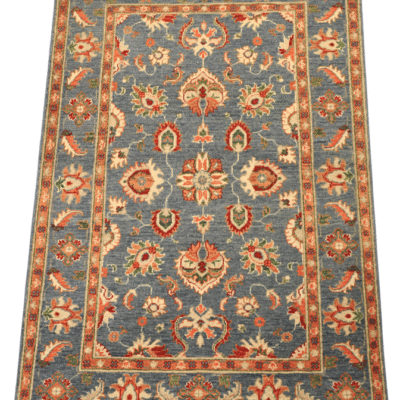 CHOBI ZEIGLER – HAND-KNOTTED AFGHAN MASTERPIECE