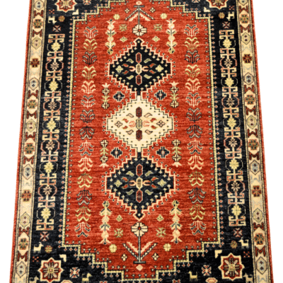 CHOBI SHERAZI – TIMELESS HAND-KNOTTED AFGHAN MASTERY