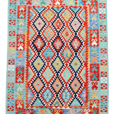 ERSARI KILIM – Traditional Handwoven Afghan Flatweave Rug