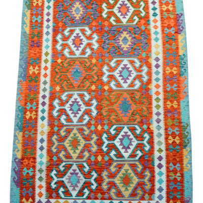 ERSARI KILIM – Traditional Afghan Handwoven Flatweave Rug