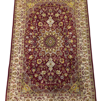 TRADITIONAL ISPHAN DESIGN HAND-KNOTTED PAKISTANI RUG