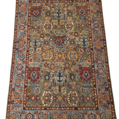 TRANSITIONAL HERITAGE HAND-KNOTTED AFGHAN RUG
