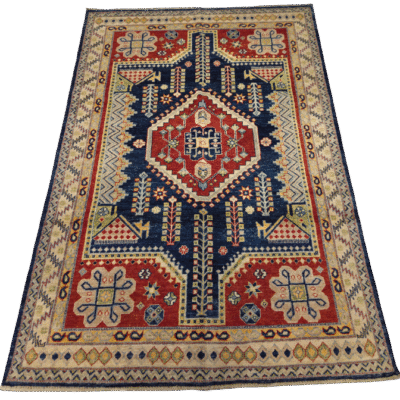 CHOBI TRADITIONAL HAND-KNOTTED AFGHAN RUG