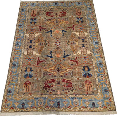 SERAPI TRANSITIONAL HAND-KNOTTED AFGHAN RUG