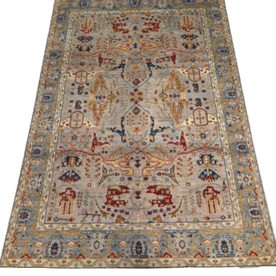 SERAPI TRANSITIONAL HAND-KNOTTED AFGHAN RUG