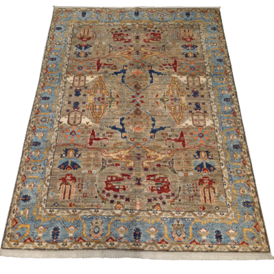 SERAPI TRANSITIONAL HAND-KNOTTED AFGHAN RUG