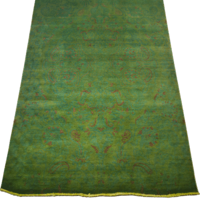 CONTEMPORARY FUSION HAND-KNOTTED RUG