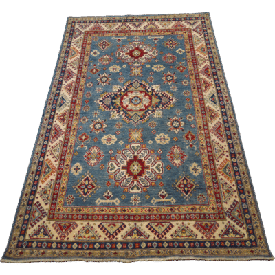 TRADITIONAL KAZAK HAND-KNOTTED RUG