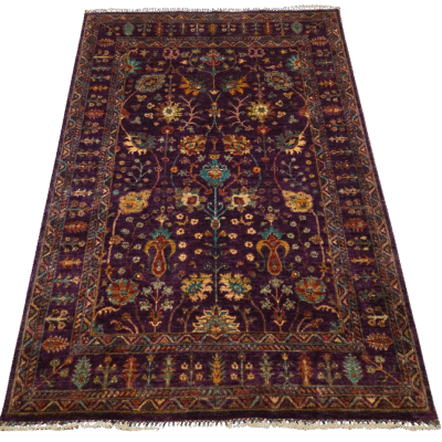 TRANSITIONAL HERITAGE HAND-KNOTTED RUG