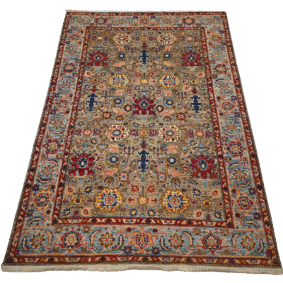 TRANSITIONAL HERITAGE HAND-KNOTTED RUG