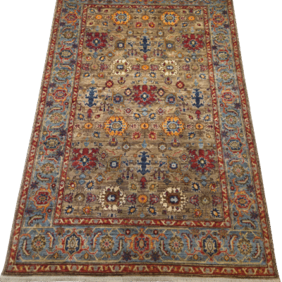 TRANSITIONAL HERITAGE HAND-KNOTTED RUG