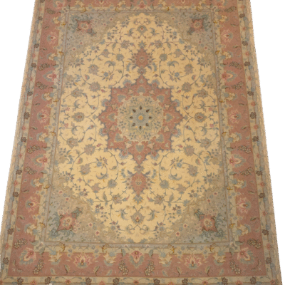 TRADITIONAL ROYAL TABRAIZ HAND-KNOTTED RUG