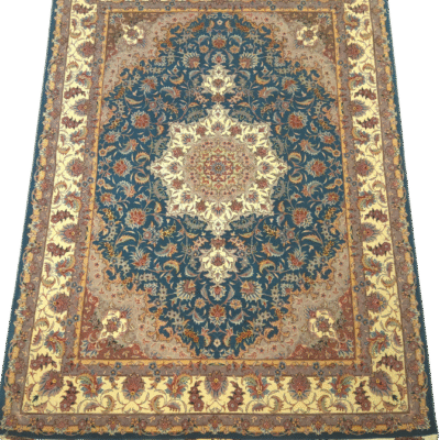 TRADITIONAL ROYAL TABRAIZ HAND-KNOTTED RUG