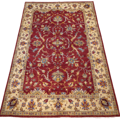 TRADITIONAL CHOBI HAND-KNOTTED RUG