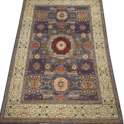 TRADITIONAL MAMLUK HAND-KNOTTED RUG