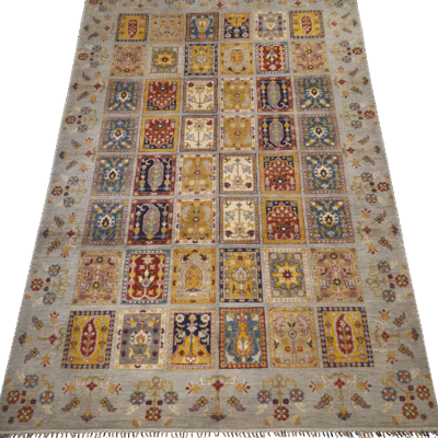 TRADITIONAL BAKHTIYARI HAND-KNOTTED RUG