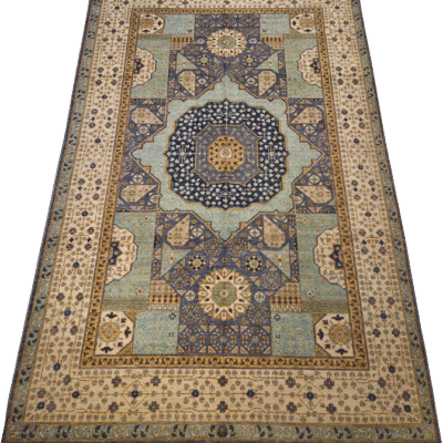TRADITIONAL MUMLUK HAND-KNOTTED RUG