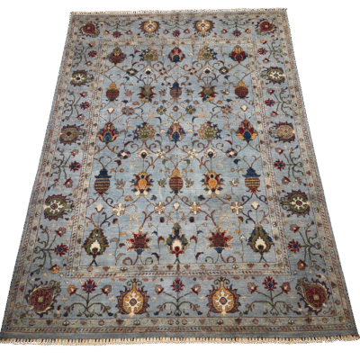 TRANSITIONAL HERITAGE HAND-KNOTTED RUG