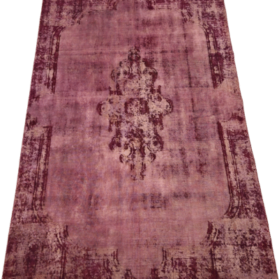 CONTEMPORARY VINTAGE HAND-KNOTTED RUG