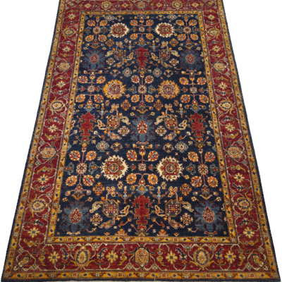 TRANSITIONAL HERITAGE HAND-KNOTTED RUG