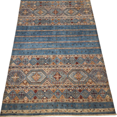 TRANSITIONAL SHAWL HAND-KNOTTED RUG