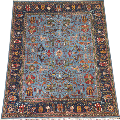TRANSITIONAL SERAPI HAND-KNOTTED RUG