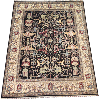 TRANSITIONAL SERAPI HAND-KNOTTED RUG