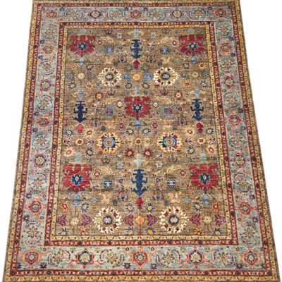 TRANSITIONAL HERITAGE HAND-KNOTTED RUG