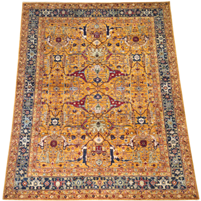 TRANSITIONAL SERAPI HAND-KNOTTED RUG