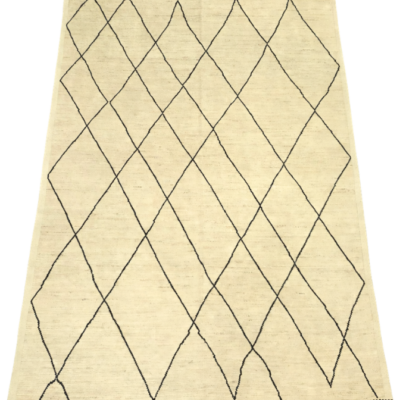 CONTEMPORARY MOROCCAN HAND-KNOTTED RUG