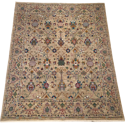 TRANSITIONAL HERITAGE HAND-KNOTTED RUG