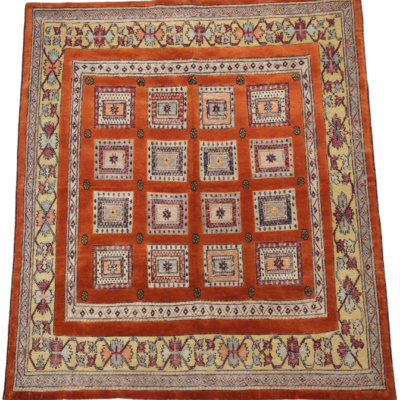 KILIM SUMAK SIRJAN HAND-WOVEN RUG