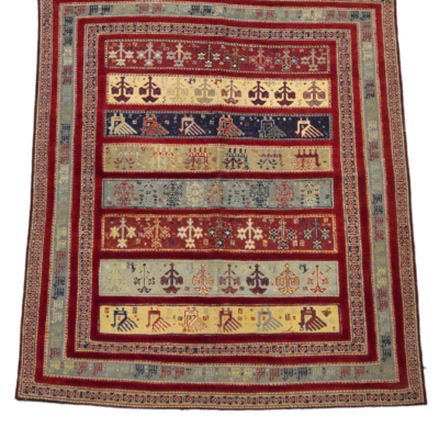 KILIM SUMAK SIRJAN HAND-WOVEN RUG
