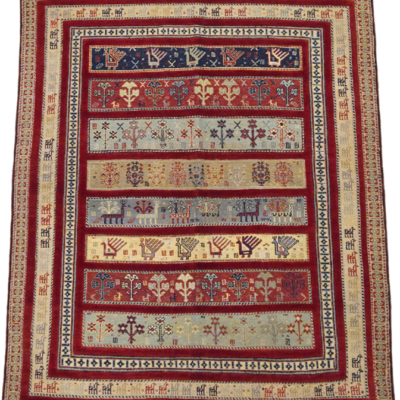 KILIM SUMAK SIRJAN HAND-WOVEN RUG