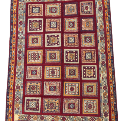 KILIM SUMAK SIRJAN HAND-WOVEN RUG