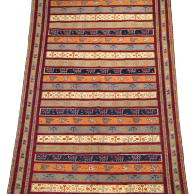 KILIM SUMAK SIRJAN HAND-WOVEN RUG