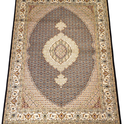 TRADITIONAL TABRAIZ MAHI HAND-KNOTTED RUG