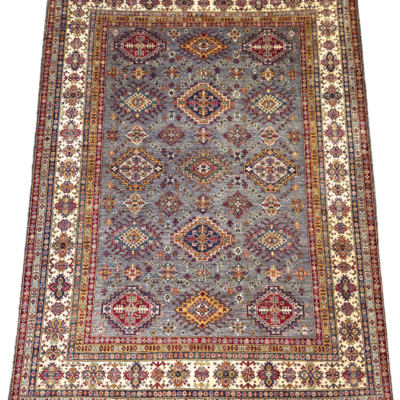 TRADITIONAL FINE KAZAK HAND-KNOTTED RUG