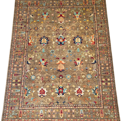 TRANSITIONAL HERITAGE HAND-KNOTTED RUG