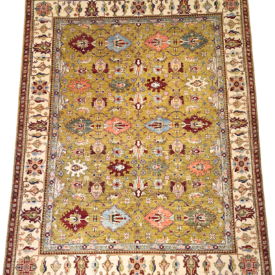 TRANSITIONAL HERITAGE HAND-KNOTTED RUG