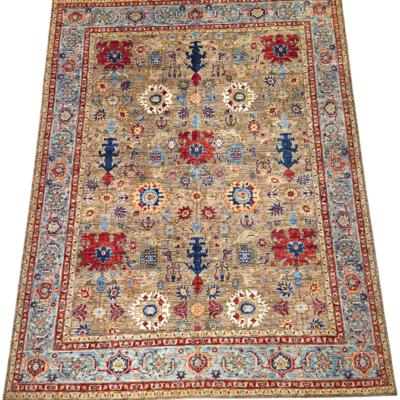 TRANSITIONAL HERITAGE HAND-KNOTTED RUG