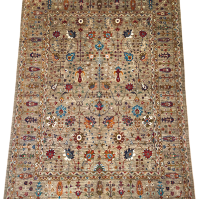 TRANSITIONAL HERITAGE HAND-KNOTTED RUG