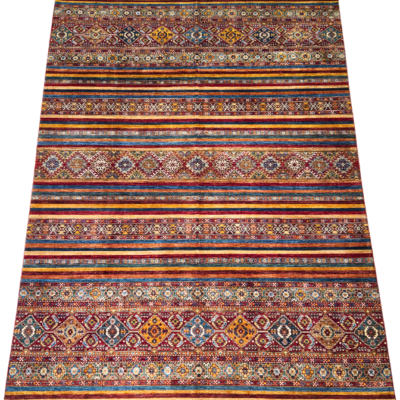TRANSITIONAL SHAWL HAND-KNOTTED RUG