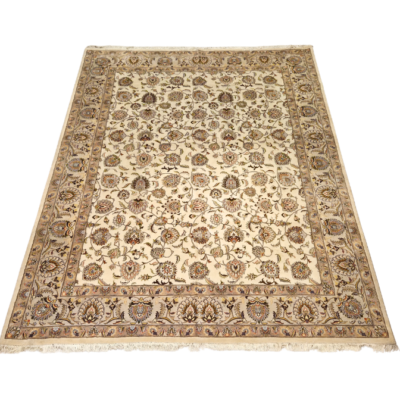 TRANSITIONAL ALL OVER HAND-KNOTTED RUG