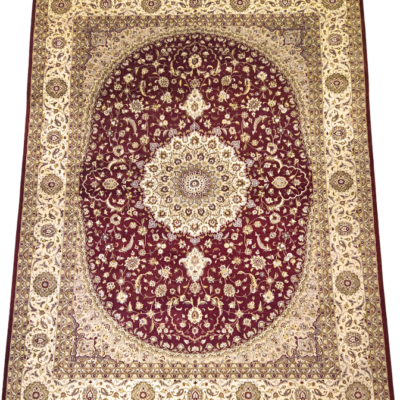 TRADITIONAL ISPHAN HAND-KNOTTED RUG