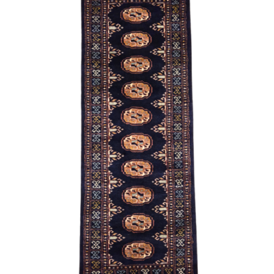 BUKHARA HAND-KNOTTED RUNNER RUG