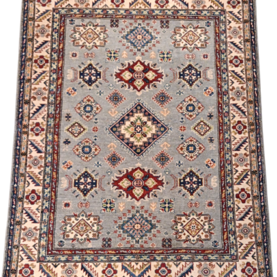 TRADITIONAL KAZAK HAND-KNOTTED RUG